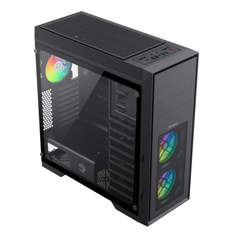 GAMEMAX MASTER 2 TG CASE BLACK thumbnail 11