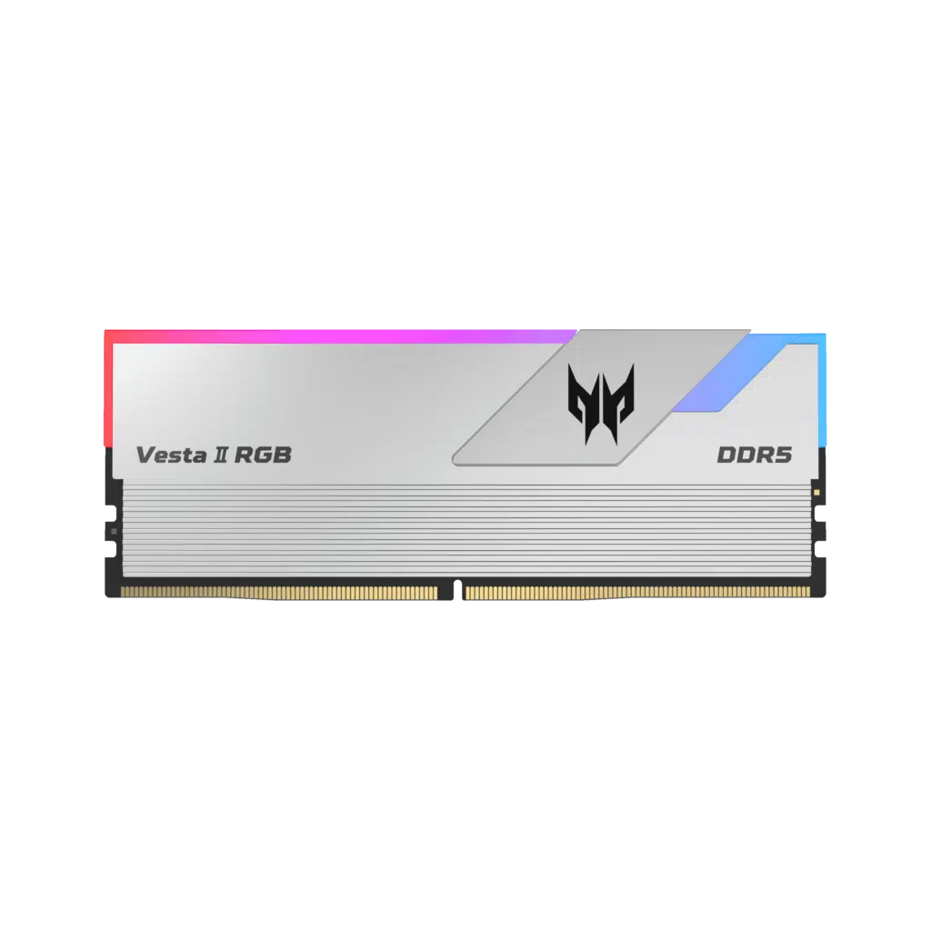 PREDATOR VESTA II RGB 64G(32G*2)DDR5 6000MHZ 銀