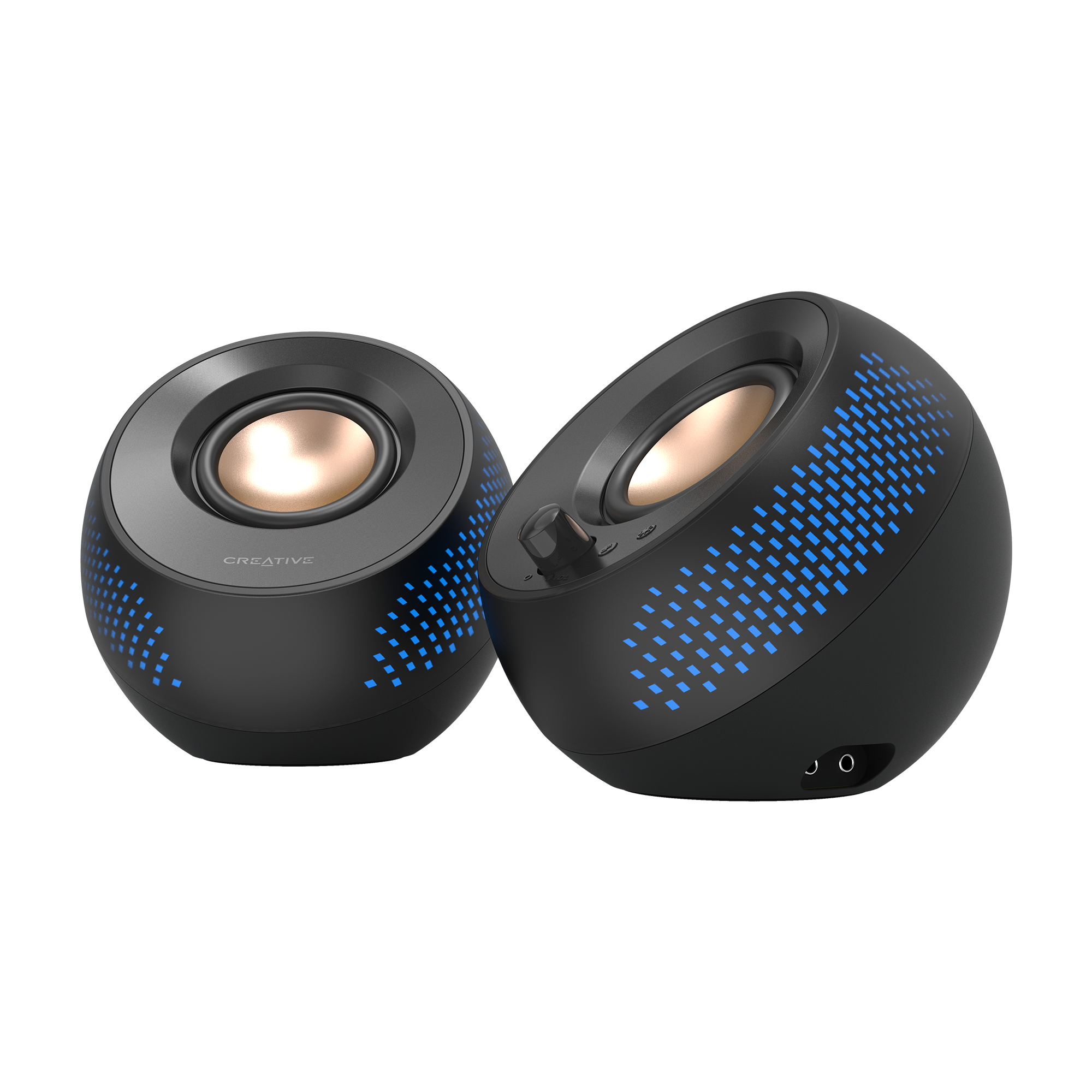 CREATIVE PEBBLE X USB-C 30W SPEAKERS W/BT5.3 &RGB LIGHT thumbnail 2