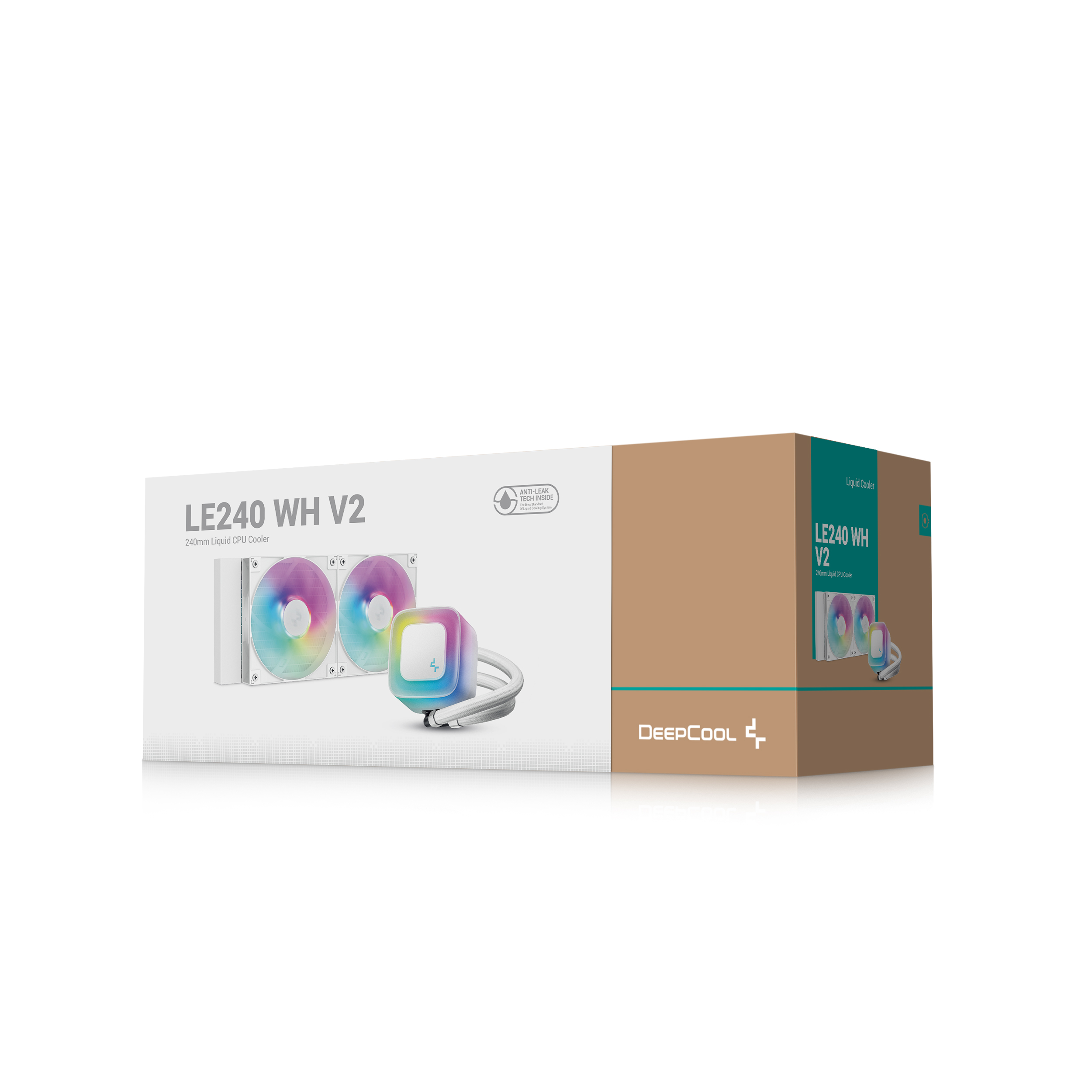 DEEPCOOL LE240 V2  240MM ARGB LIQUID CPU COOLER WHITE thumbnail 6