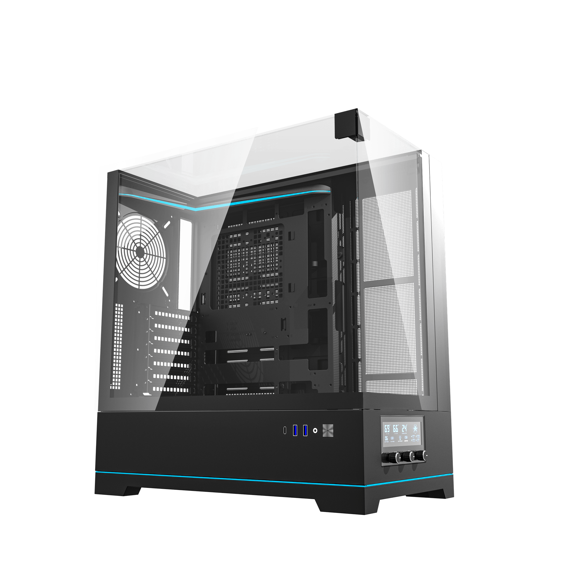 DARKFLASH DY450 PRO ATX CASE BLACK thumbnail 4