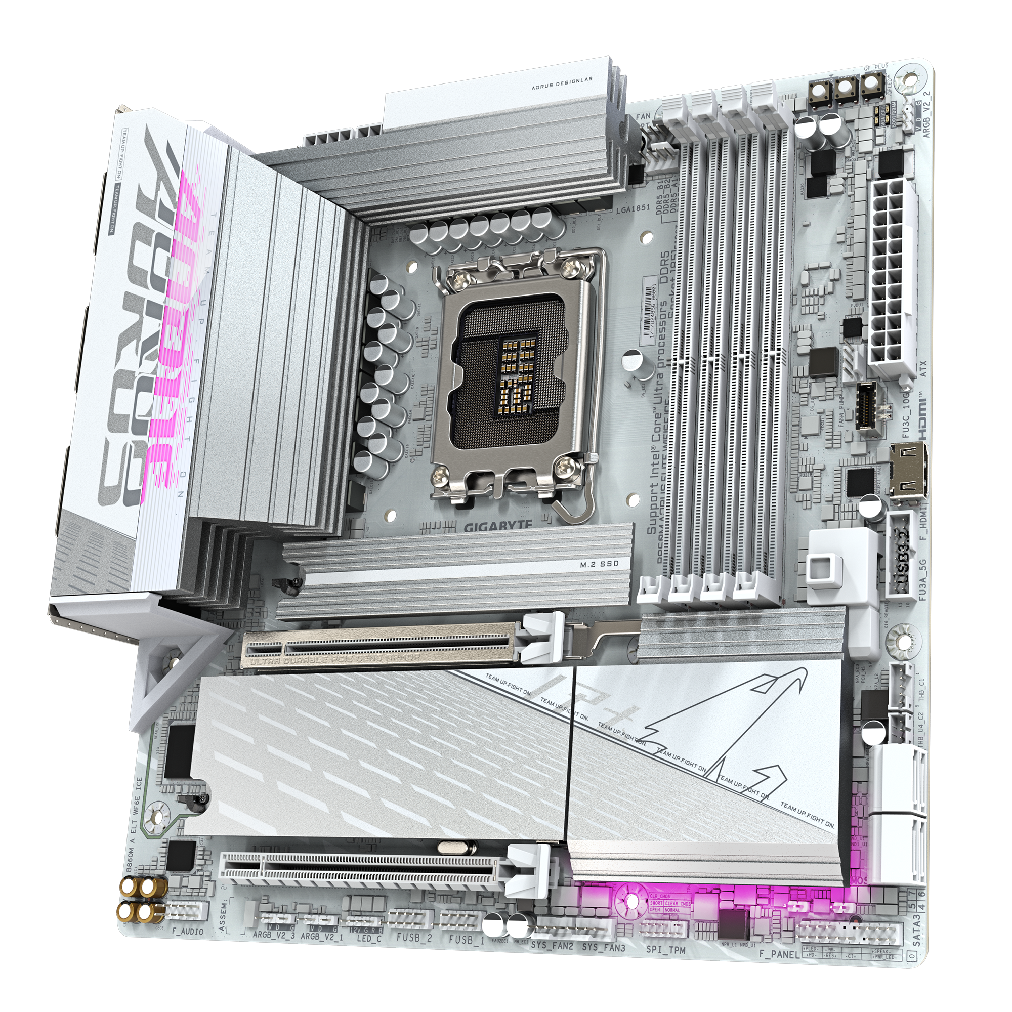 GIGABYTE B860M AORUS ELITE WIFI 6E ICE thumbnail 4