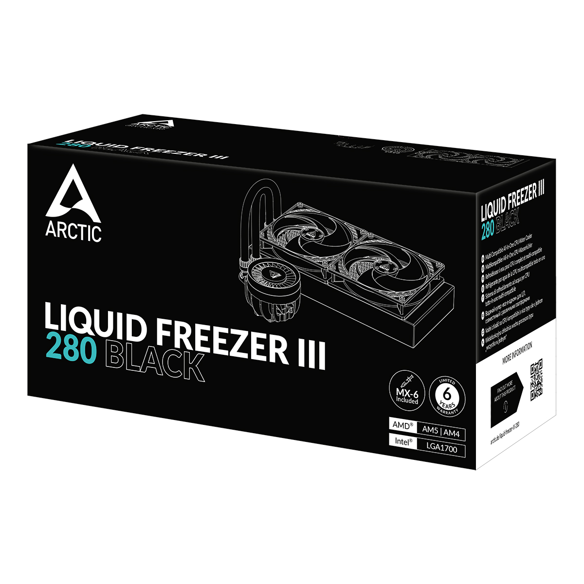 ARCTIC LIQUID FREEZER III 280 BLACK thumbnail 5