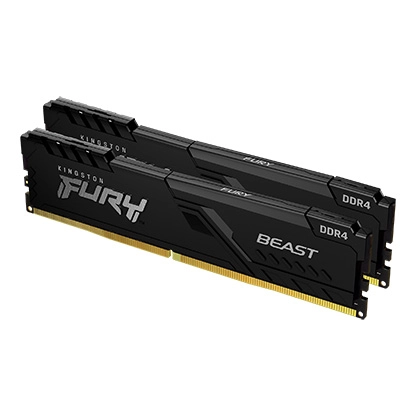 64GB 3200MHZ DDR4 CL16 FURY BEAST BLACK