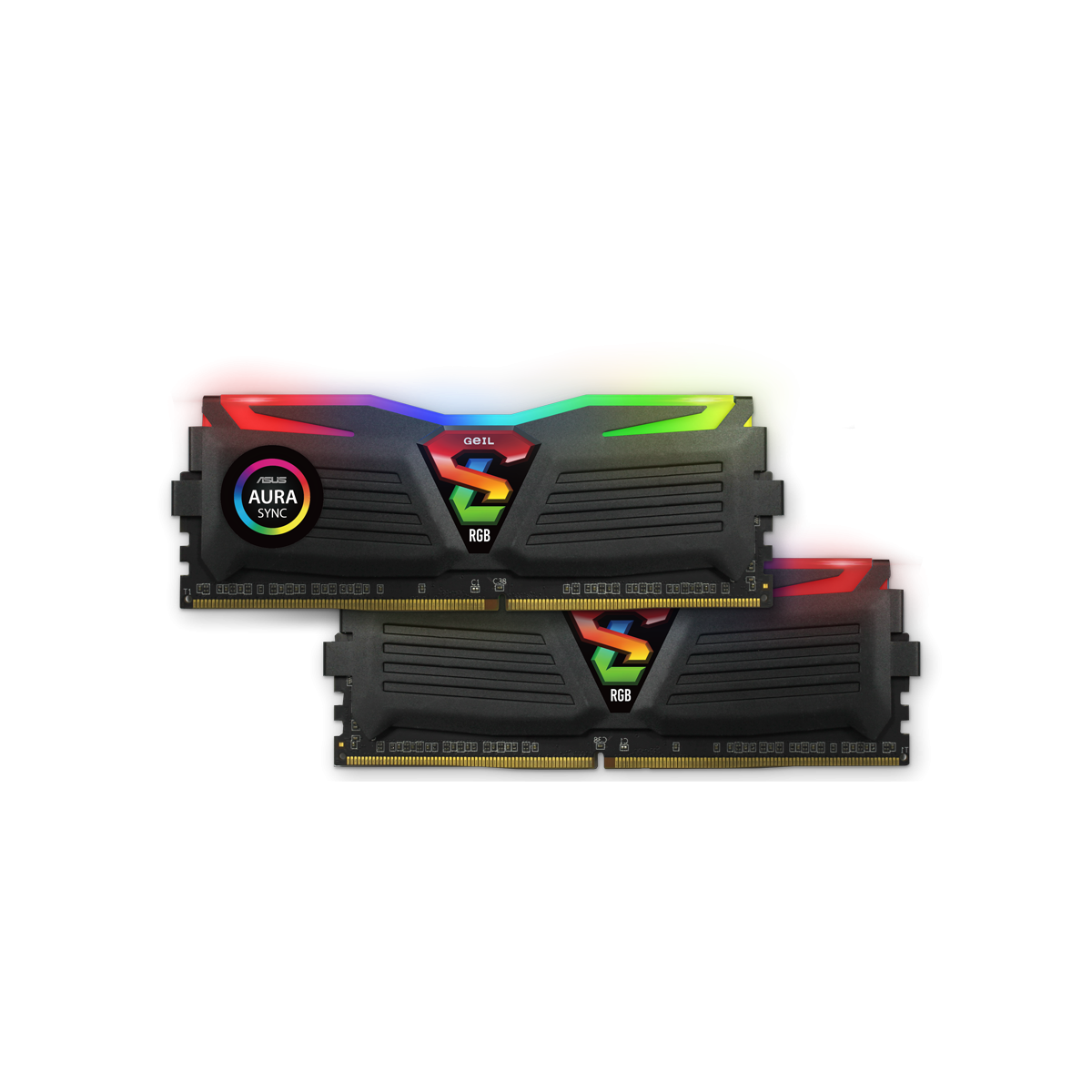 GEIL SUPER LUCE 8GB*2 3000MHZ RED LED