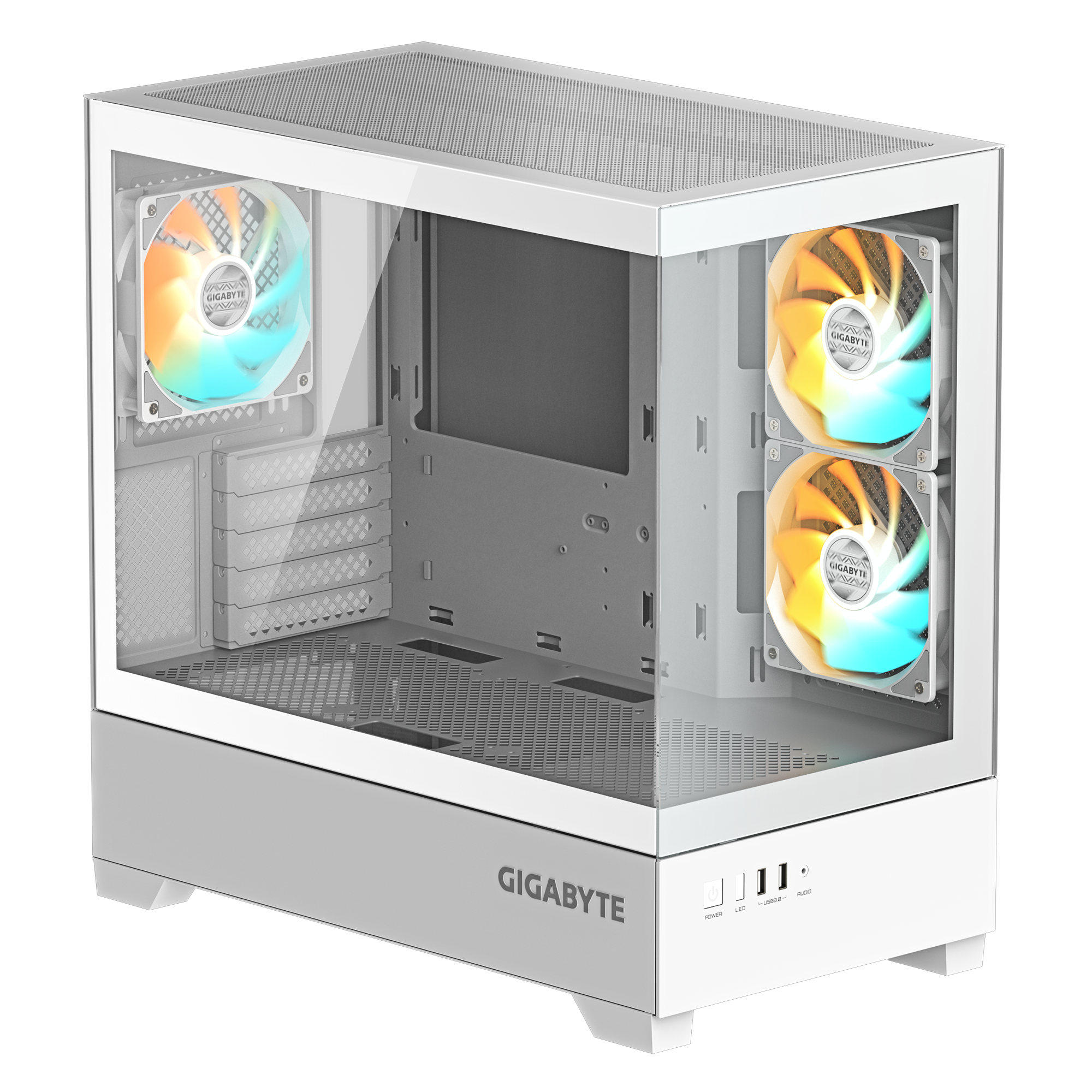 GIGABYTE C201 PANORAMIC CASE ICE thumbnail 2