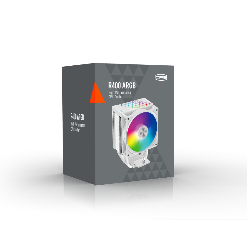 R400 ARGB HIGH PERFORMANCE CPU COOLER WHITE