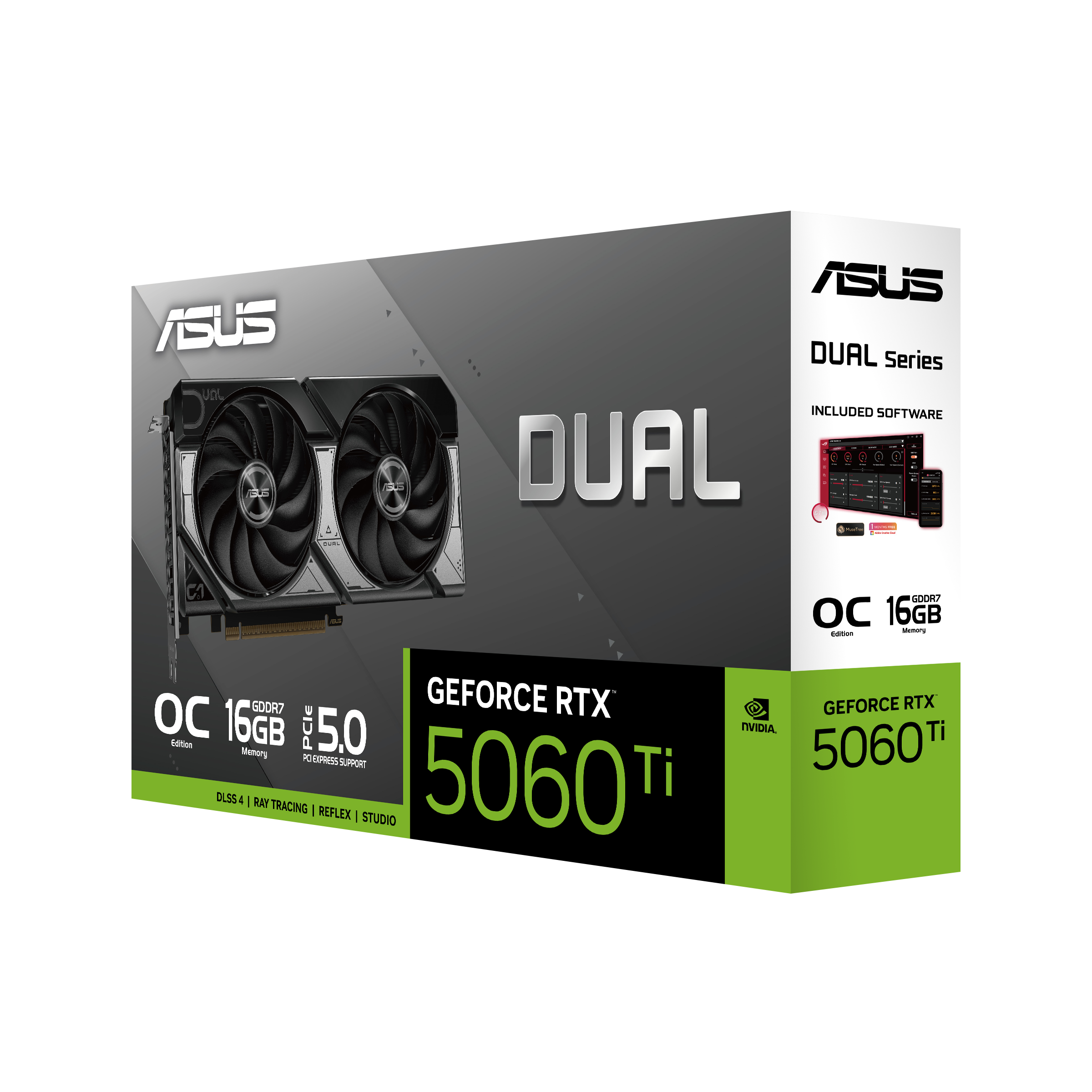 ASUS DUAL RTX5060TI OC 16GB GDDR7 thumbnail 7
