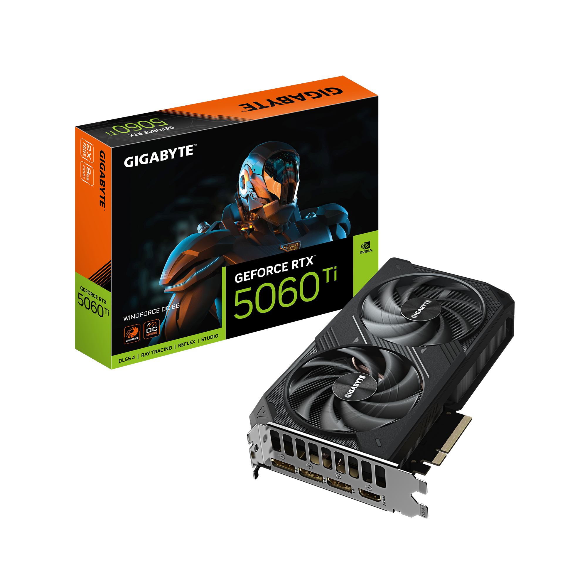 GIGABYTE RTX5060TI WINDFORCE X2 OC 8GB GDDR7 thumbnail 7
