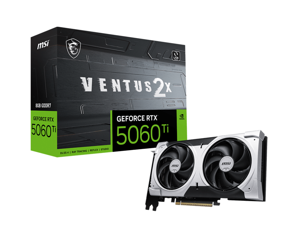 MSI RTX5060TI VENTUS 2X PLUS 8GB GDDR7 thumbnail 5
