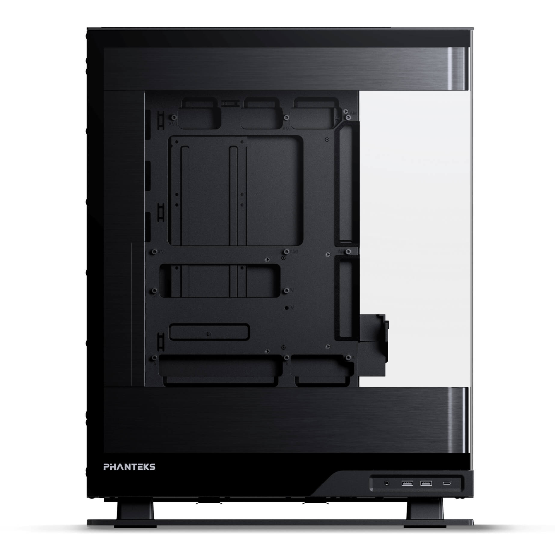 PHANTEKS EVOLV X2 TEMPERED GLASS MID TOWER CASE BLACK thumbnail 2