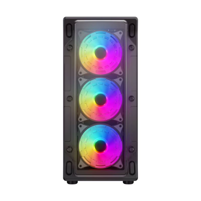 GAMEMAX STARLIGHT 2 AB ATX CASE BLACK thumbnail 9