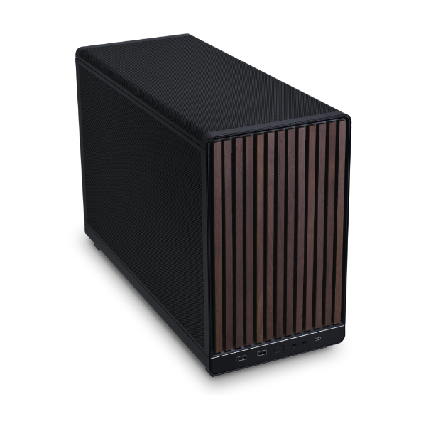 LIAN LI DAN CASE MAX/MINI ITX WOODEN BLACK thumbnail 4