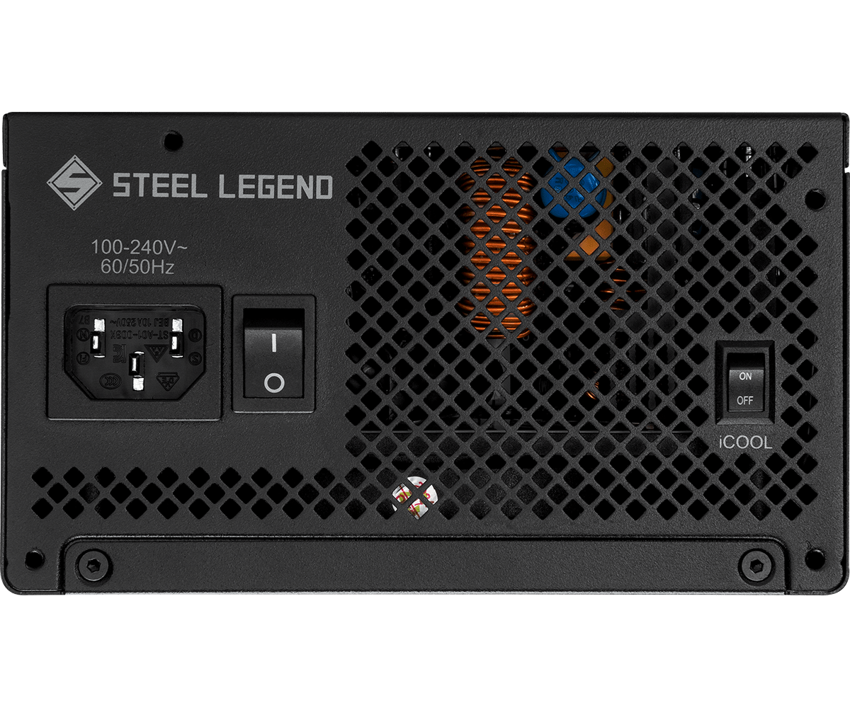 STEEL LEGEND 850W GOLD ATX 3.1 PSU BLACK thumbnail 3
