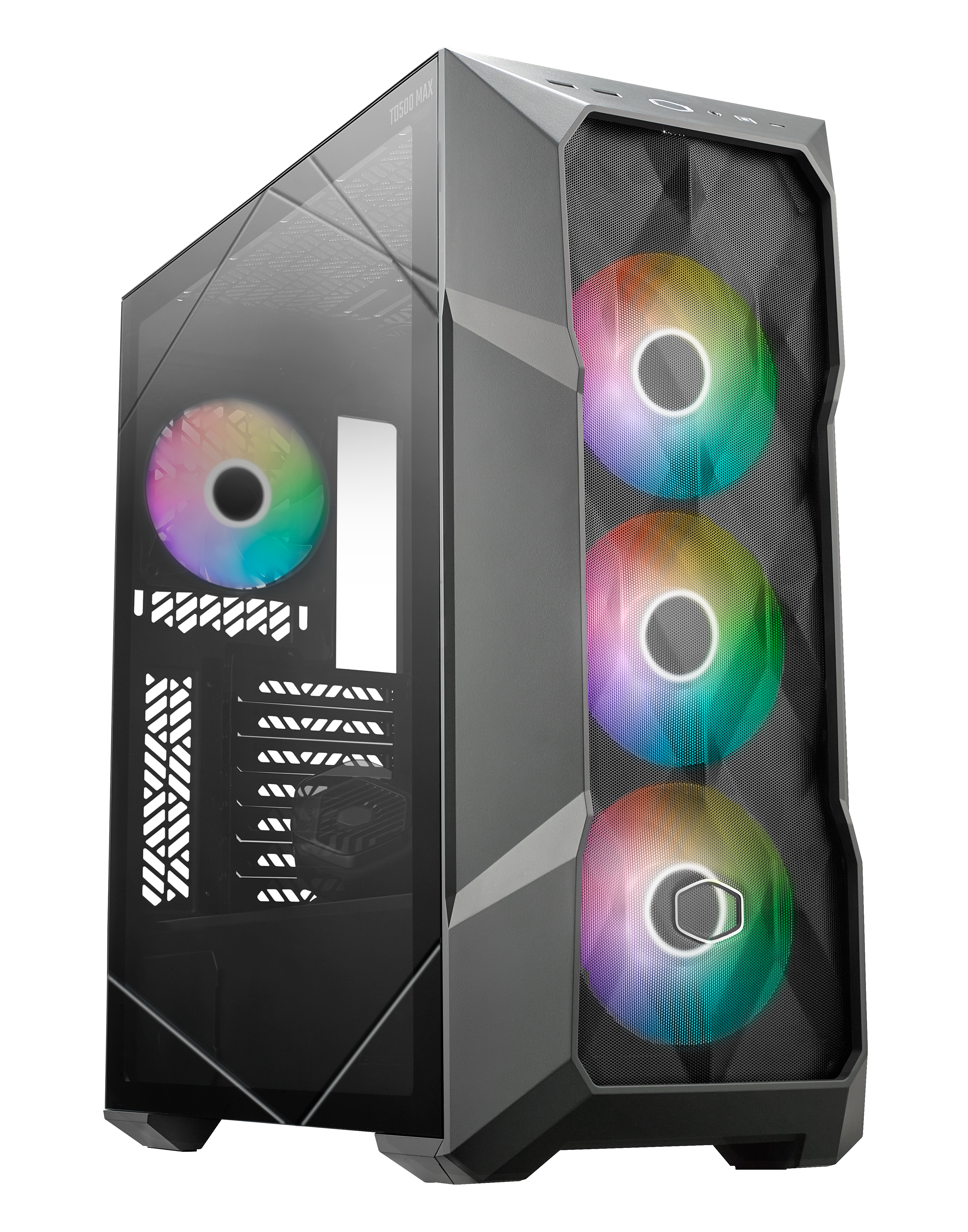 COOLER MASTER MASTERBOX TD500 MAX CASE BLACK thumbnail 2
