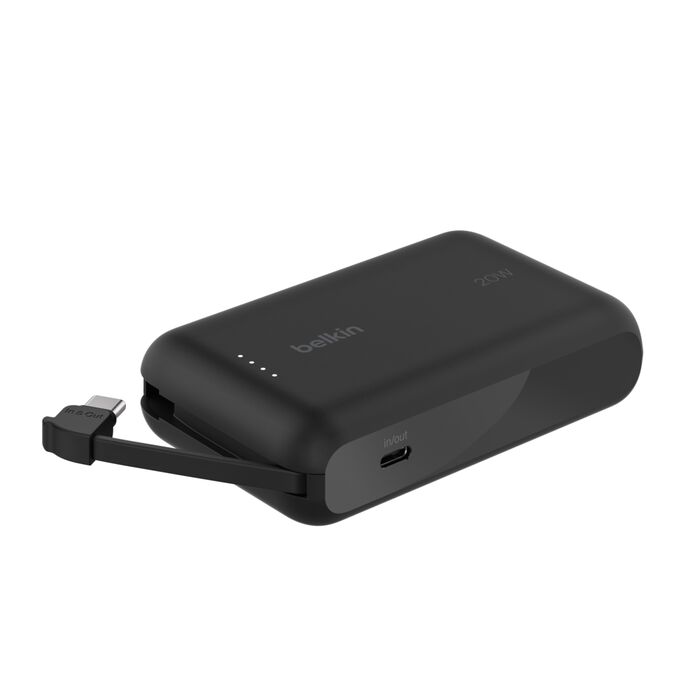 BELKIN BoostChargePower Bank 10K w/Integrated Cable Pink thumbnail 6