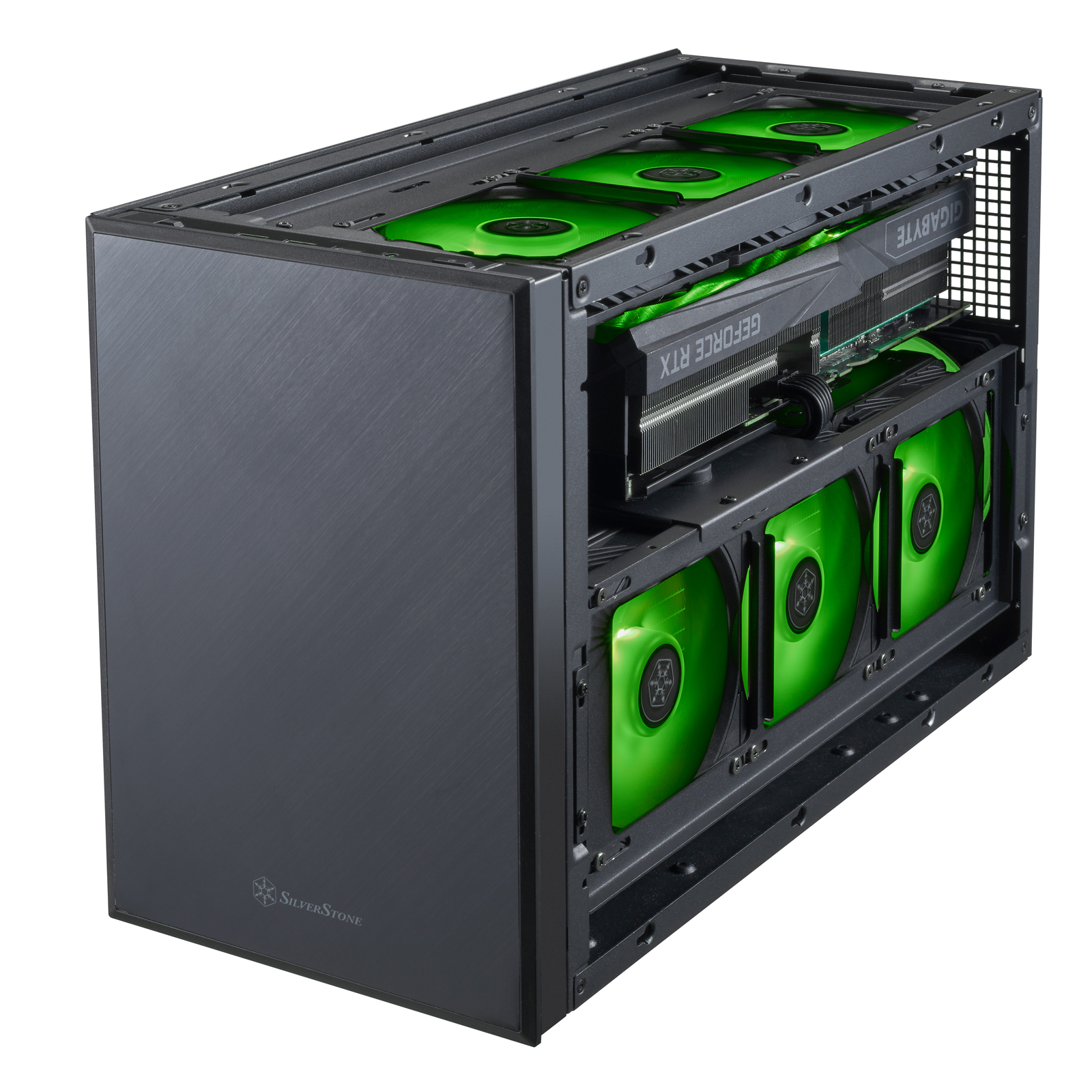 SILVERSTONE SUGO 17 M-ATX Case BLACK thumbnail 17