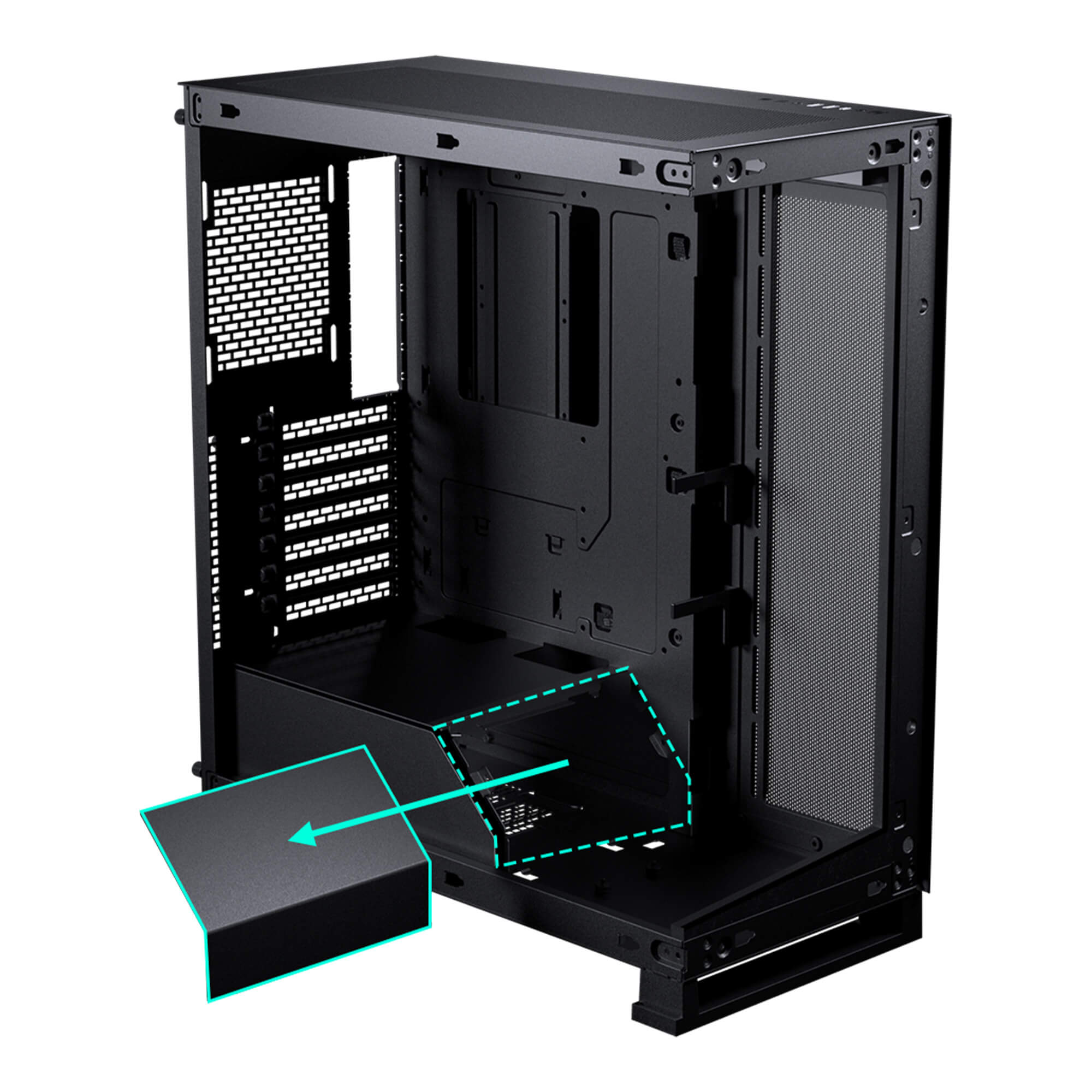 PHANTEKS NV SERIES NV5S MID TOWER CASE BLACK thumbnail 6