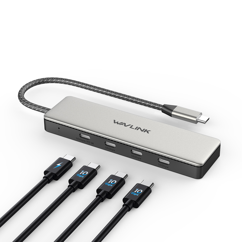 WAVLINK USB-C 3.2 Gen2 Hub with 4C Ports 4-in-1 10G Hub thumbnail 6