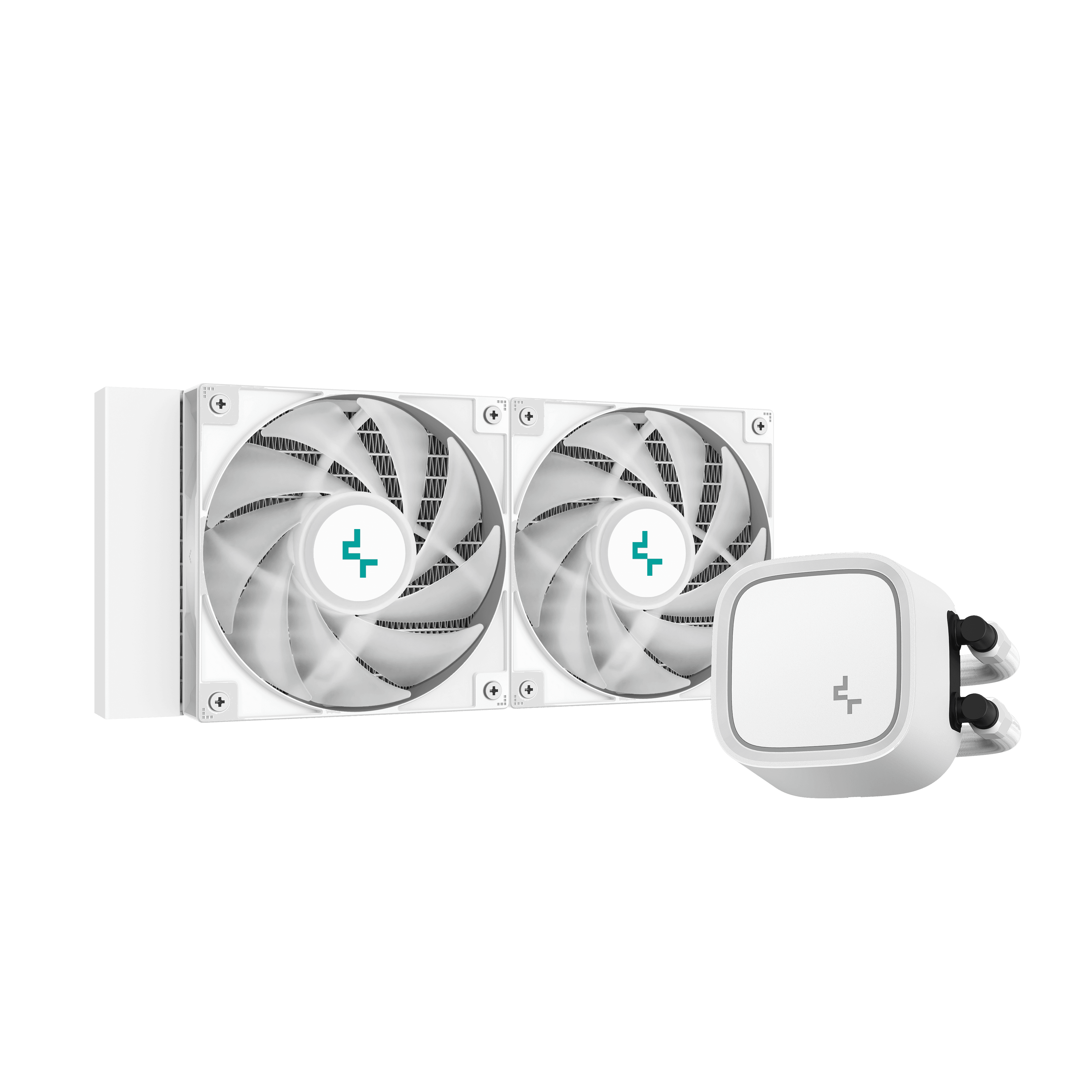 DEEPCOOL LE520 240MM ARGB LIQUID CPU COOLER WHITE thumbnail 2
