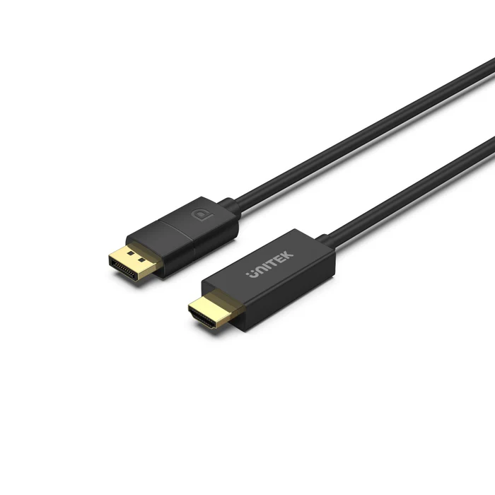 UNITEK 1.8M DP1.2A/M TO HDMI2.0/4 4K CABLE thumbnail 3