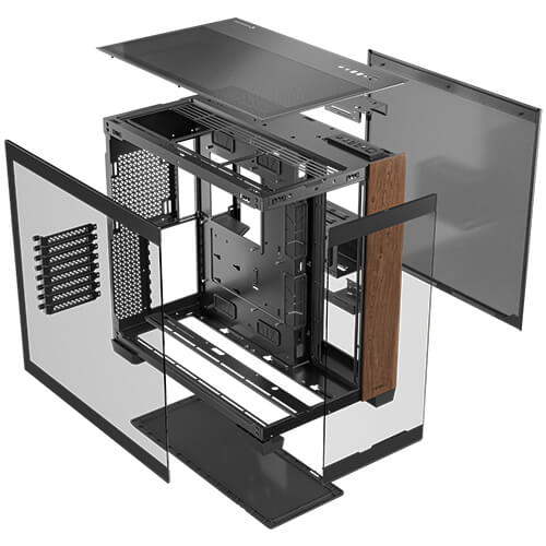 ANTEC C8 WOOD FRONT & SIDE GLASS CASE thumbnail 22