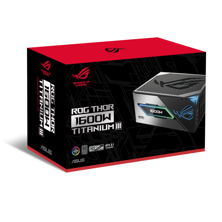 ASUS ROG GAMING THOR III 1600W TITANIUM thumbnail 11