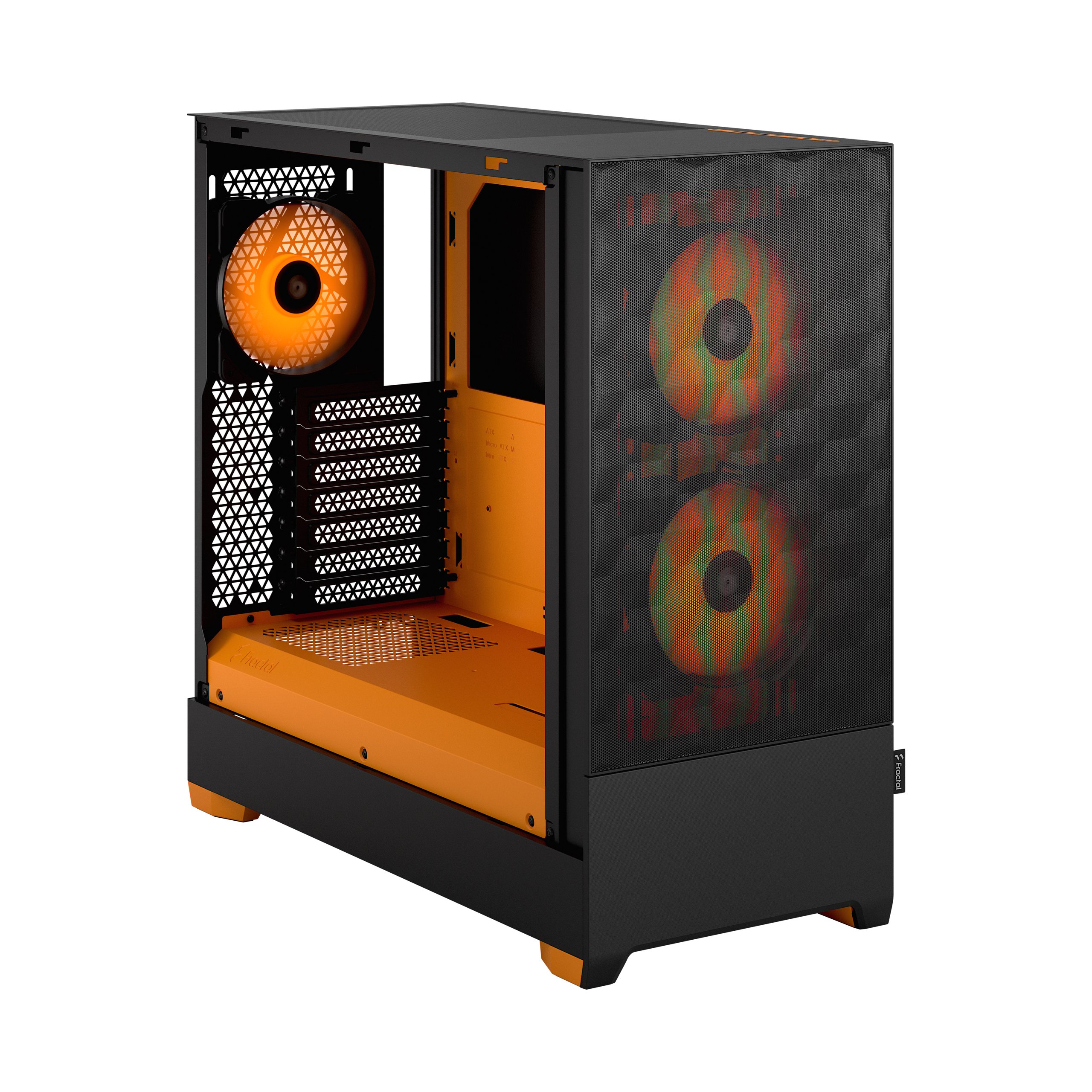 FRACTAL DESIGN POP AIR RGB ORANGE CORE TG CLEAR TINT thumbnail 10