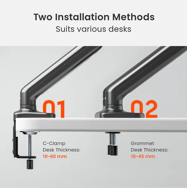ELEMENTAL MONITOR ARMS (DUAL) thumbnail 2