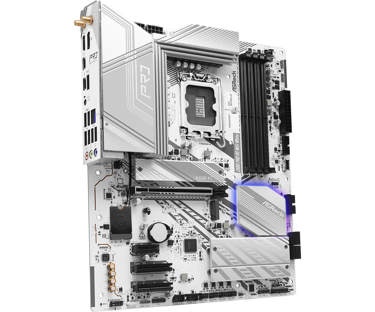 ASROCK Z890 PRO RS WIFI WHITE thumbnail 3
