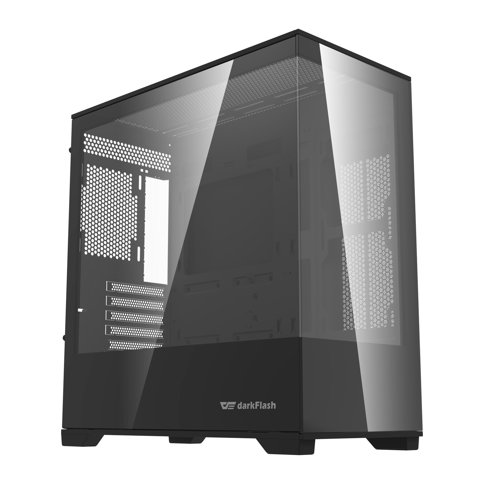 DARKFLASH DK415P WITH 3 ARGB FANS MATX CASE BLACK thumbnail 5