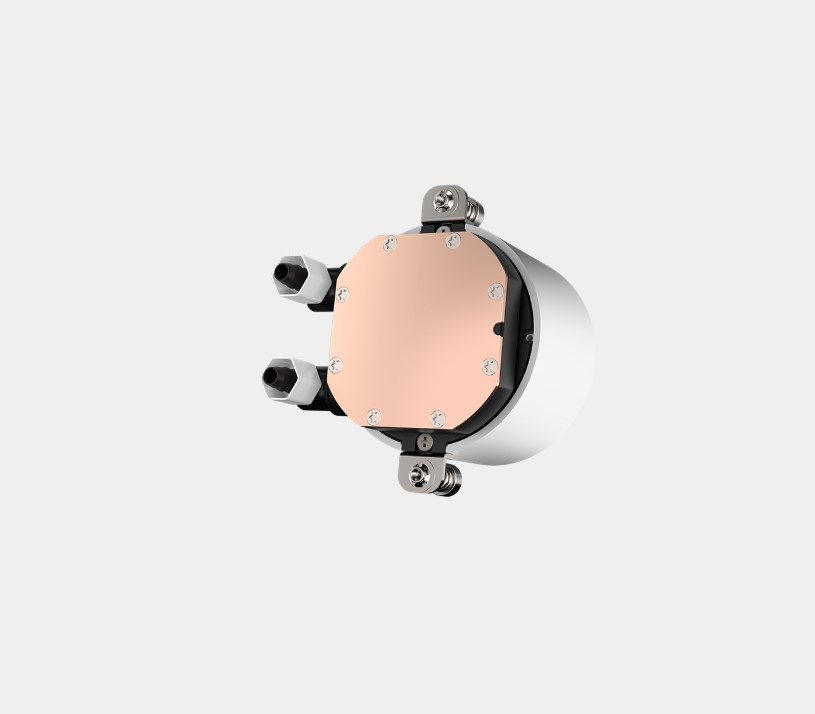 PC COOLER DA360 ARGB HIGH PERFORMANCE AIO CPU COOLING WHITE thumbnail 3