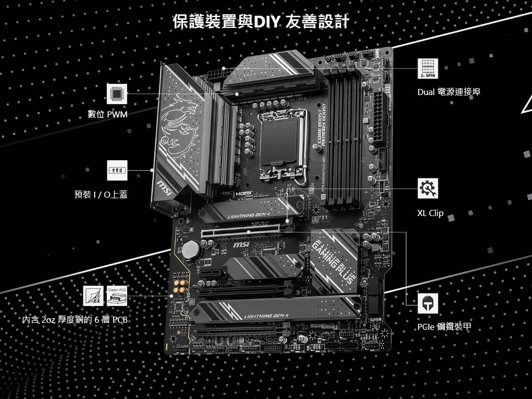 MSI Z790 GAMING PLUS WIFI thumbnail 5