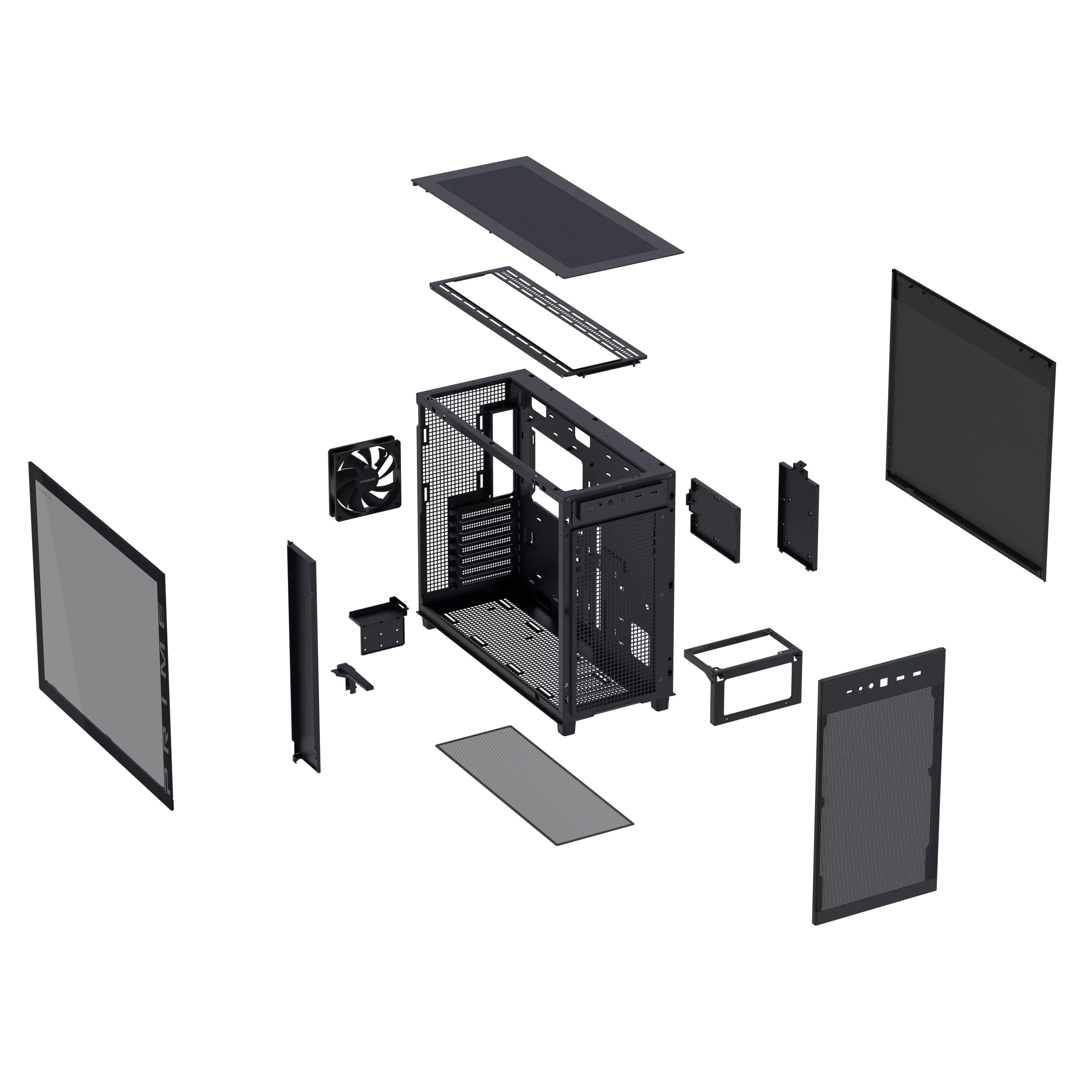 PRIME AP303 TEMPERED GLASS PANEL BLACK thumbnail 12