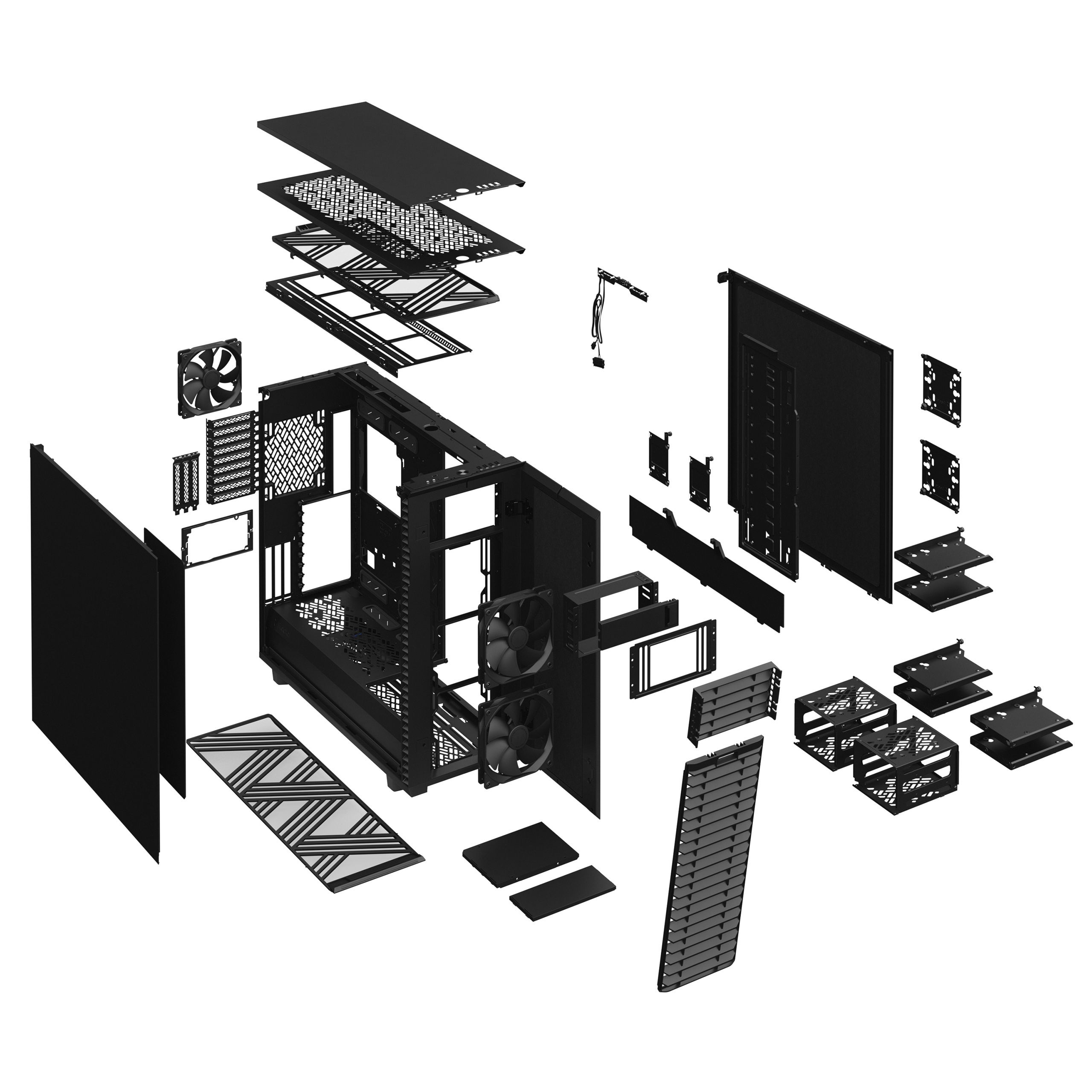 FRACTAL DESIGN DEFINE 7 XL BLACK SOLID (DEF7X-01) thumbnail 27