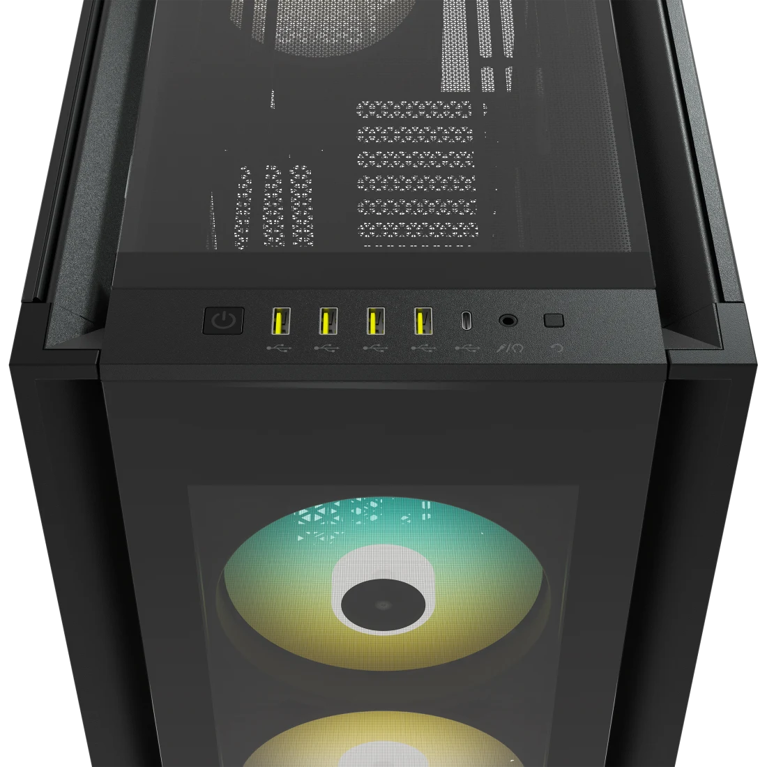 CORSAIR ICUE 7000X RGB TEMPERED GLASS CASE BLACK thumbnail 5