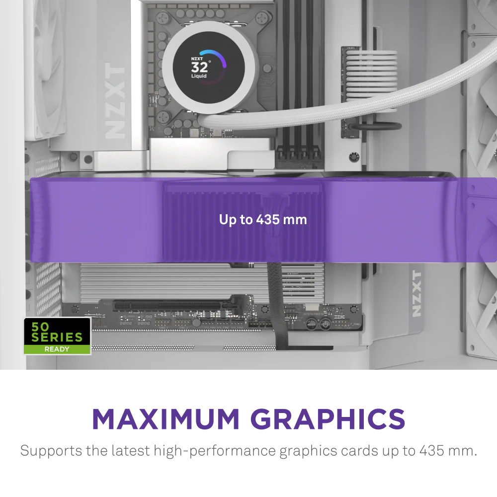 NZXT H9 FLOW V2 EDITION (2025) ALL WHITE thumbnail 5