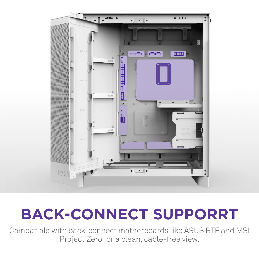 NZXT H9 FLOW V2 EDITION (2025) ALL WHITE thumbnail 8