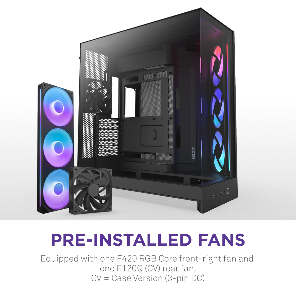 NZXT H9 FLOW RGB V2 EDITION (2025) ALL BLACK thumbnail 7