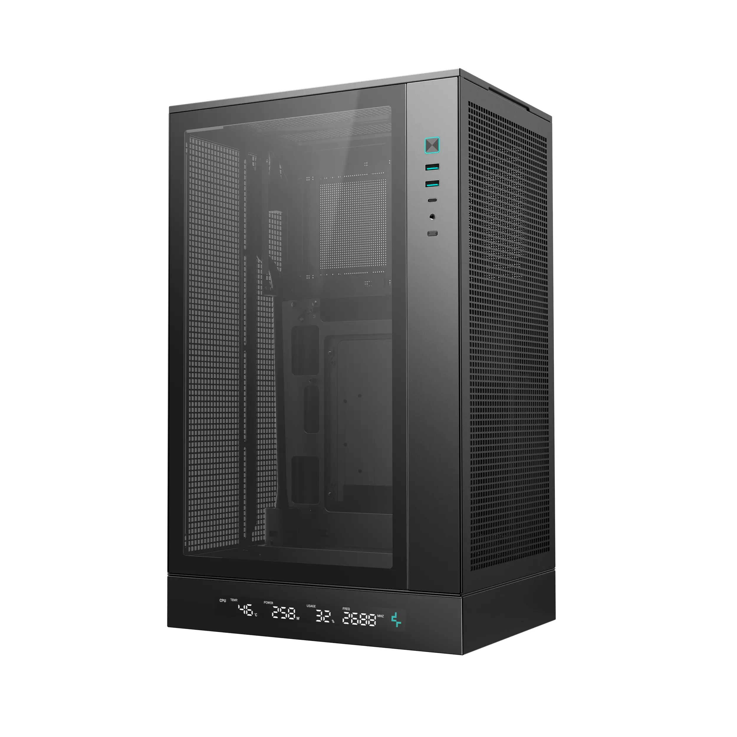 DEEPCOOL CH270 DIGITAL MATX CASE BLACK thumbnail 3