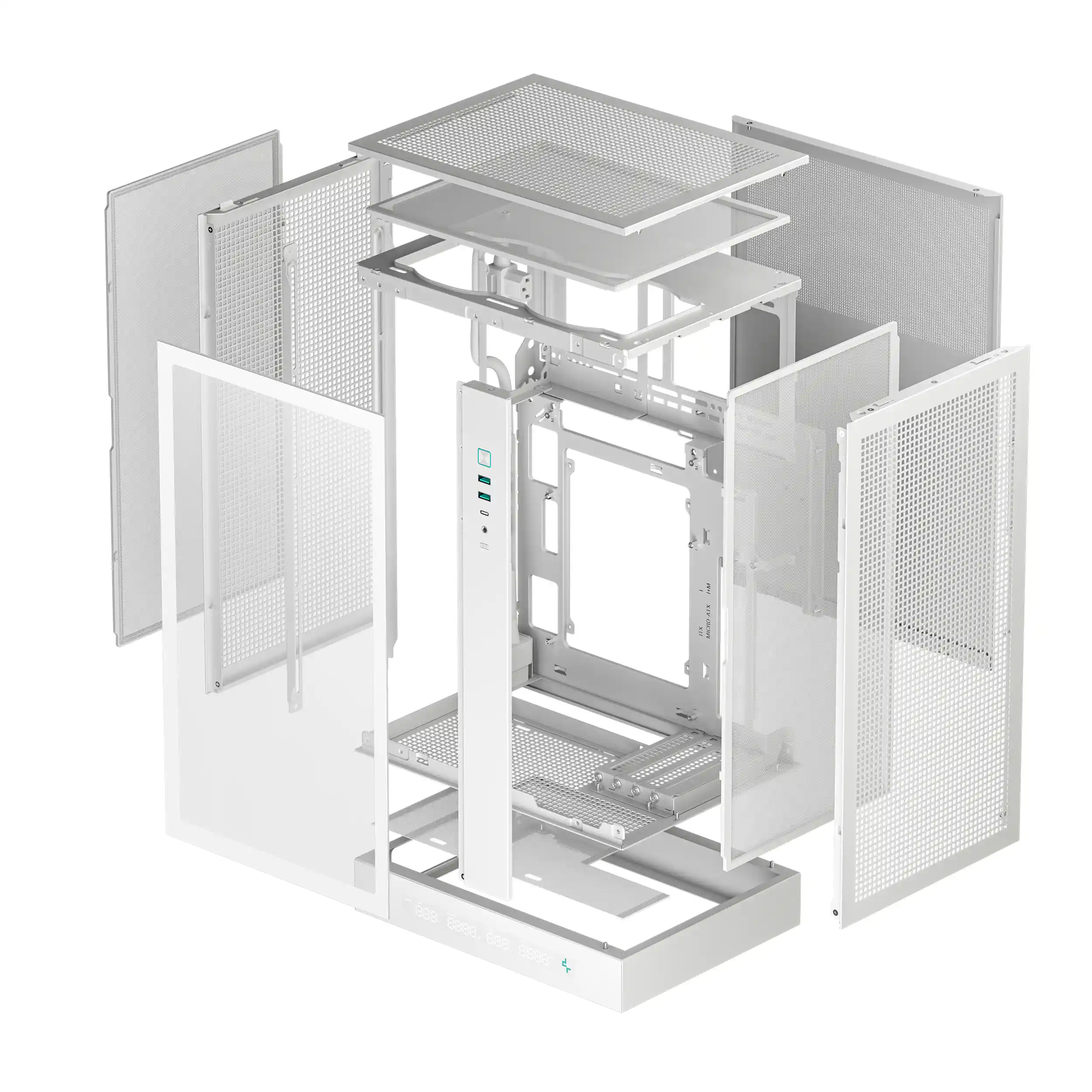 DEEPCOOL CH270 DIGITAL MATX CASE WHITE thumbnail 10
