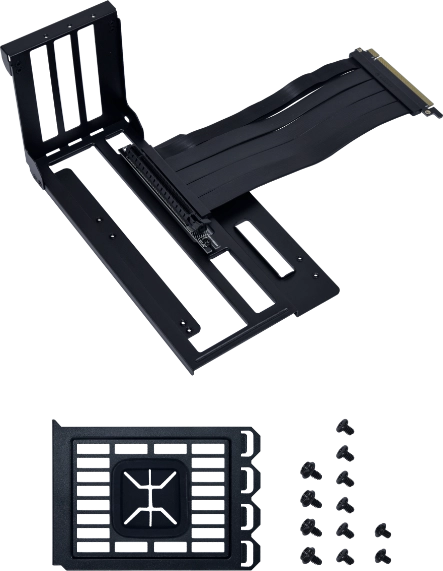 LIAN LI DAN CASE A3 VERTICAL GPU KIT 4.0 BLACK thumbnail 3