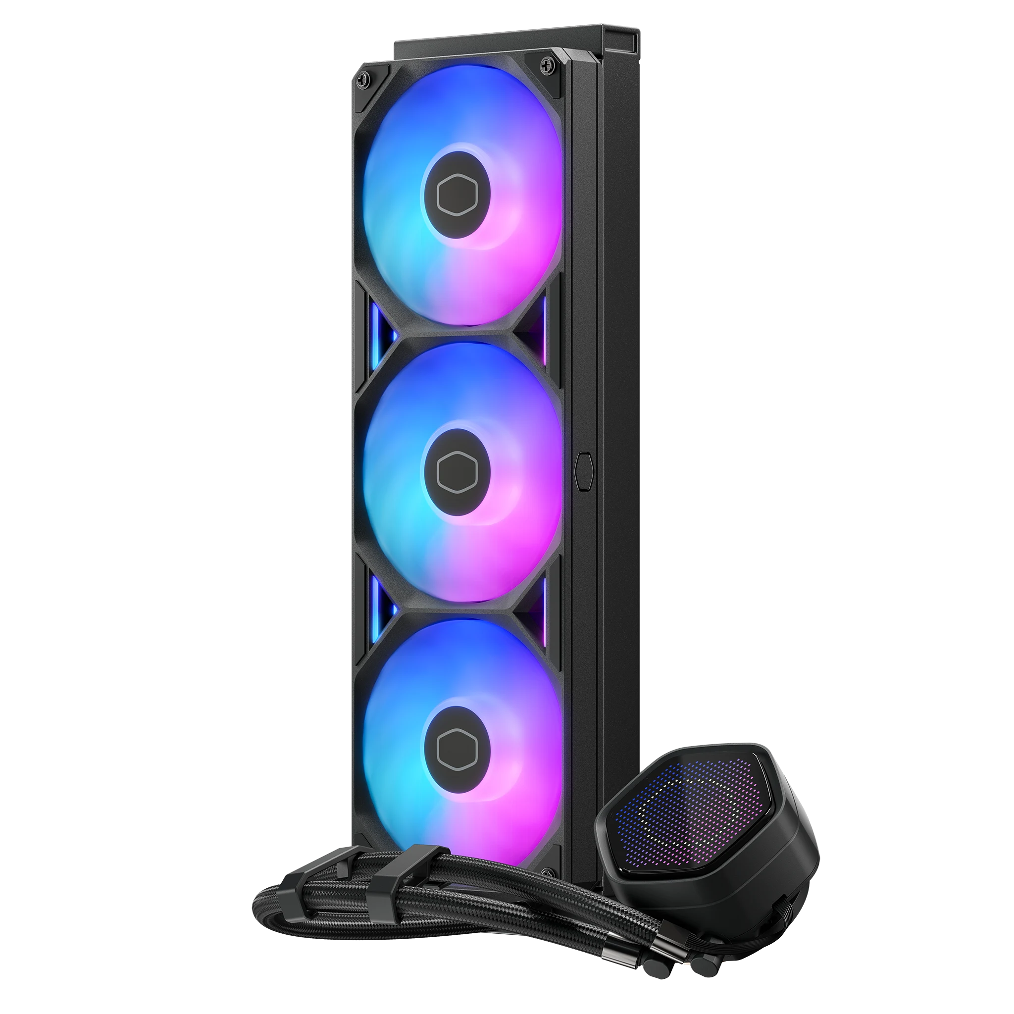 COOLER MASTER MASTERLIQUID ATOMS II PIXEL LED 360MM BLACK thumbnail 2