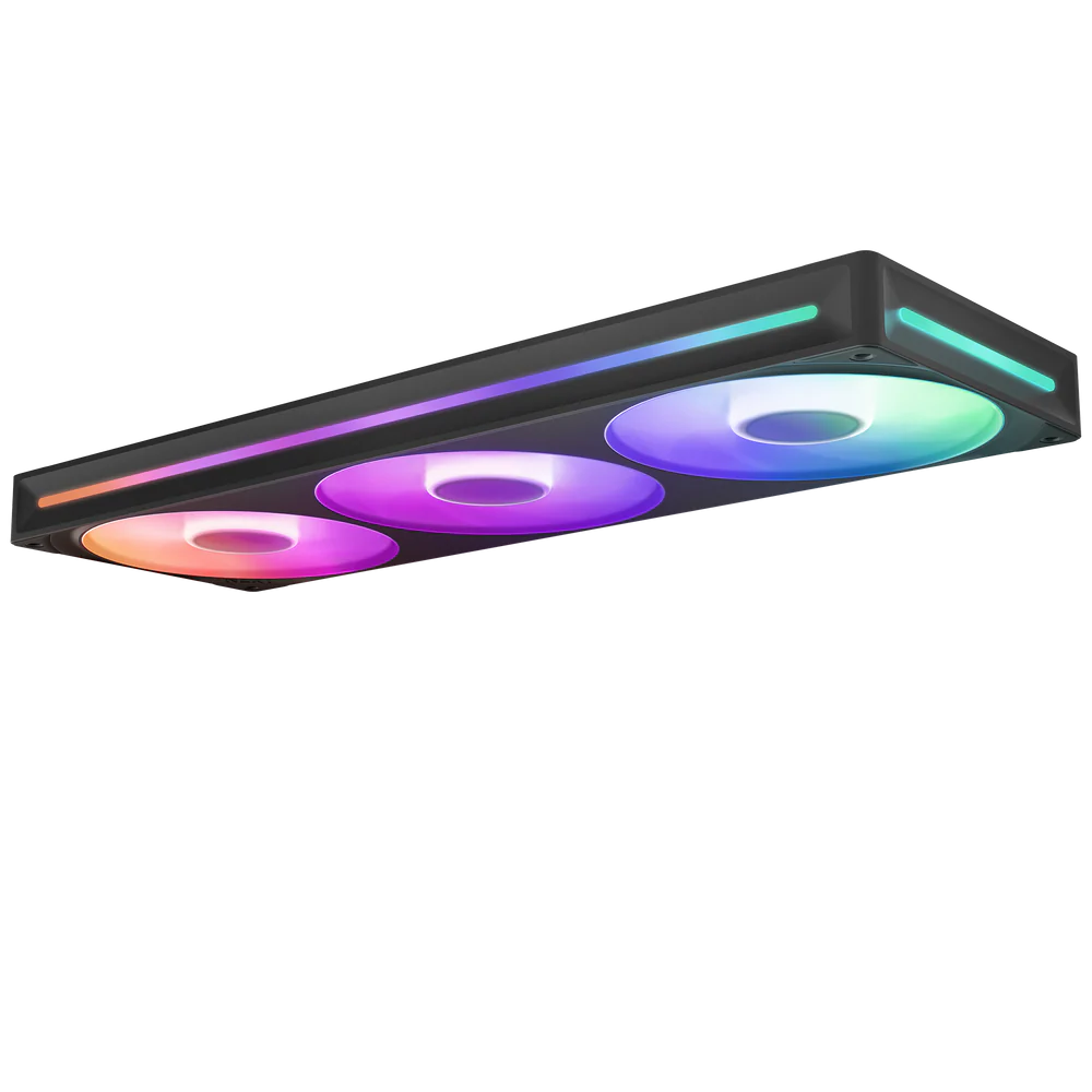 NZXT F360 RGB CORE FAN BLACK (SINGLE FRAME) thumbnail 3