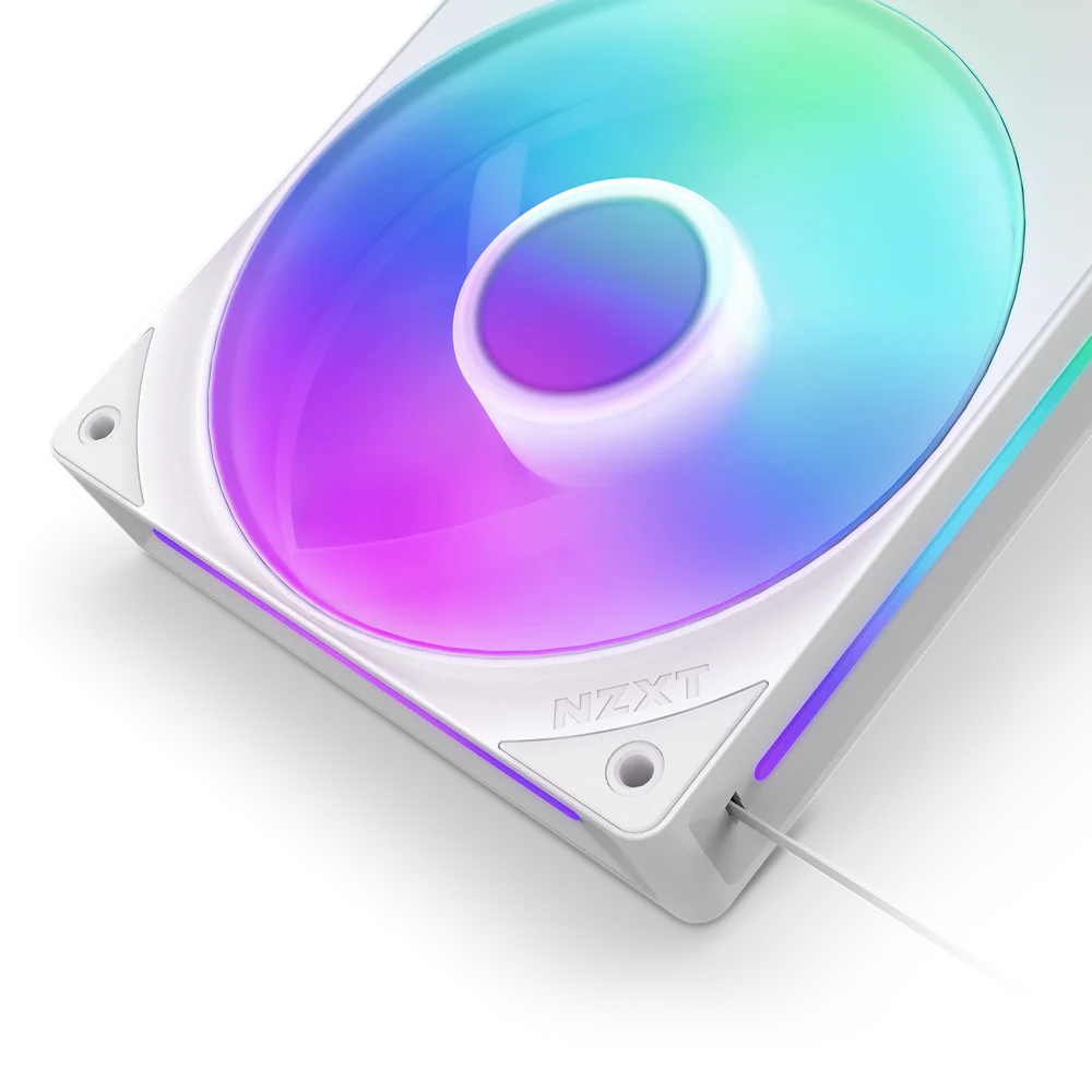 NZXT F360 RGB CORE FAN WHITE (SINGLE FRAME) thumbnail 4