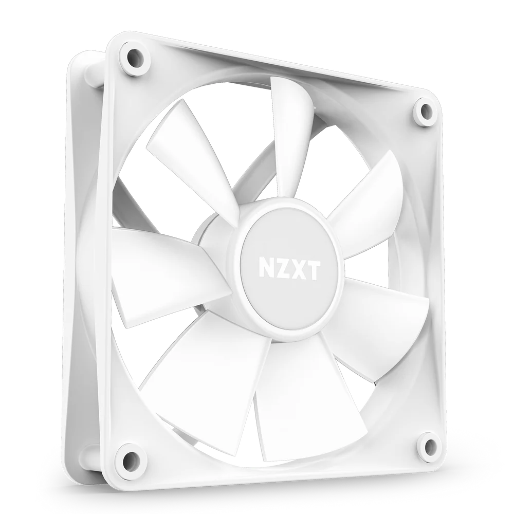 NZXT F140 RGB CORE TWIN PACK 140MM HUB-MOUNTED WHITE thumbnail 4