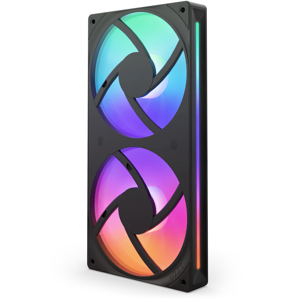 NZXT F240 RGB CORE FAN BLACK (SINGLE FRAME) thumbnail 2