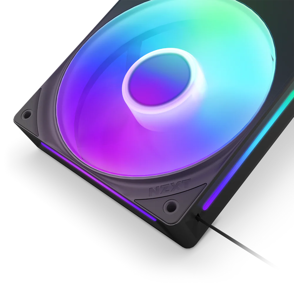 NZXT F240 RGB CORE FAN BLACK (SINGLE FRAME) thumbnail 4