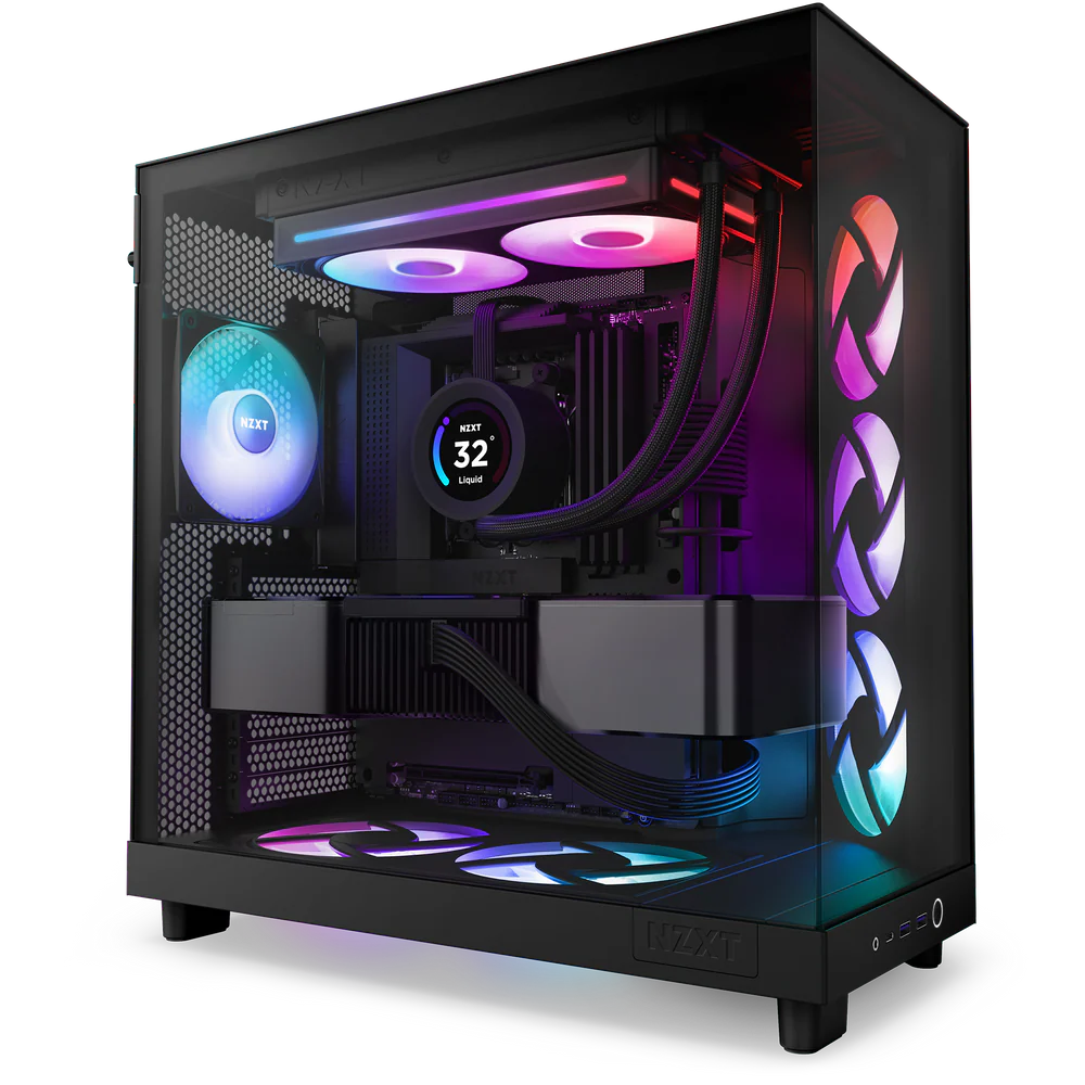 NZXT F240 RGB CORE FAN BLACK (SINGLE FRAME) thumbnail 5