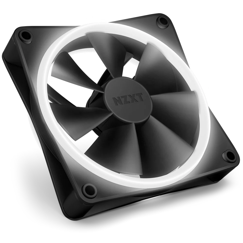 NZXT F120 RGB DUO TRIPLE PACK 120MM FAN BLACK thumbnail 3